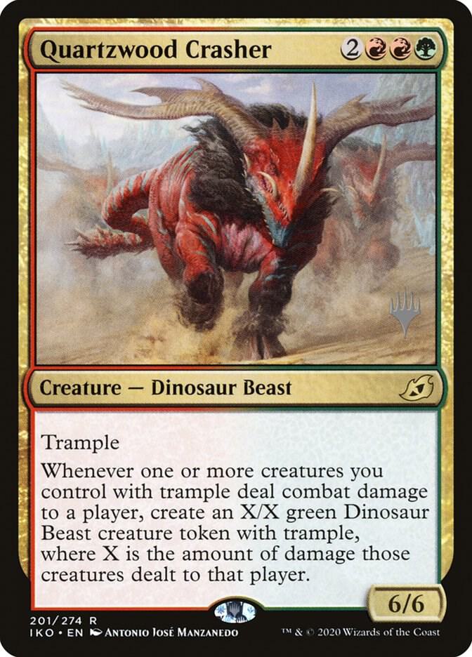 Quartzwood Crasher (201) [Ikoria: Lair of Behemoths Promos]