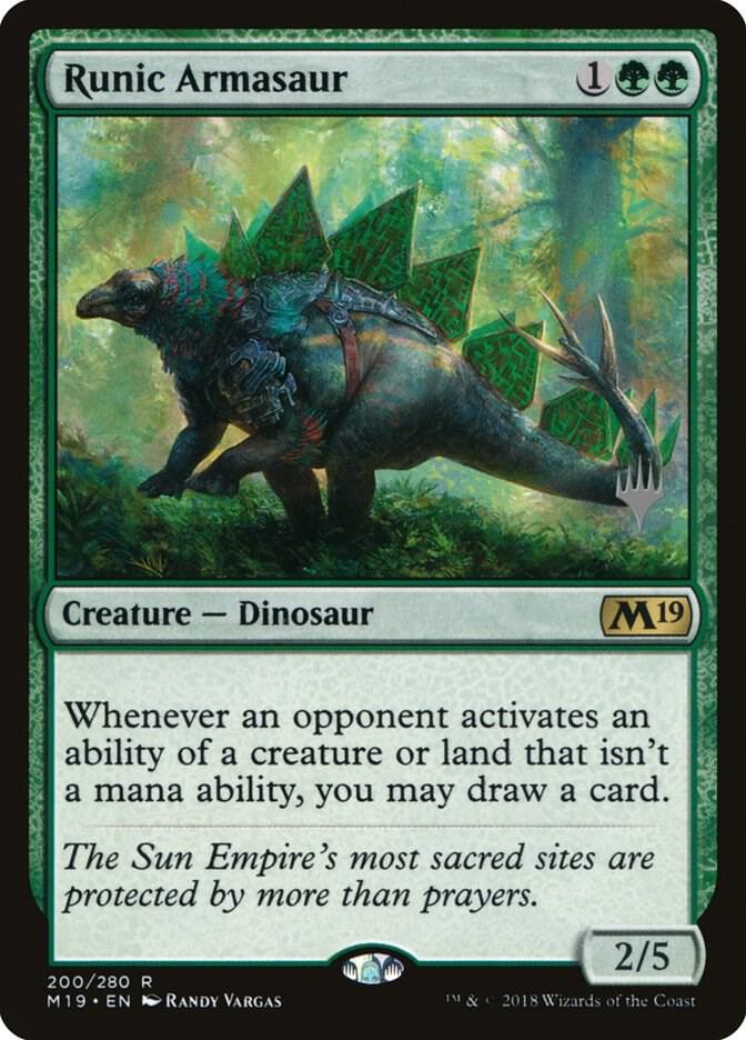 Runic Armasaur (200) [Ikoria: Lair of Behemoths Promos]
