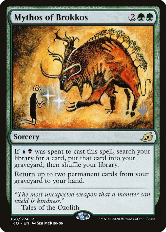 Mythos of Brokkos (168) [Ikoria: Lair of Behemoths Promos]