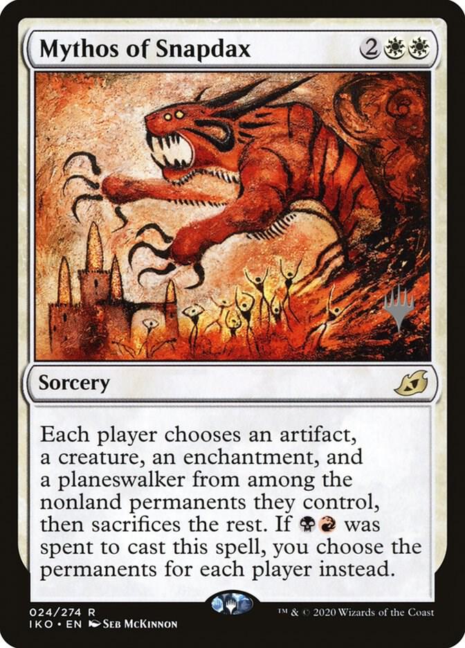 Mythos of Snapdax (24) [Ikoria: Lair of Behemoths Promos]