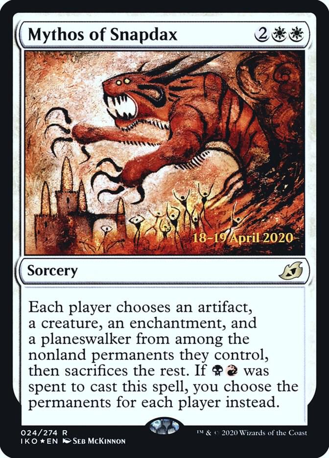 Mythos of Snapdax (24) [Prerelease Cards]