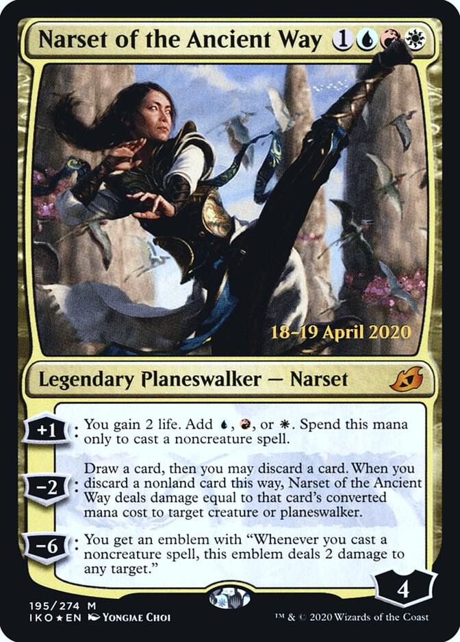 Narset of the Ancient Way (195) [Prerelease Cards]