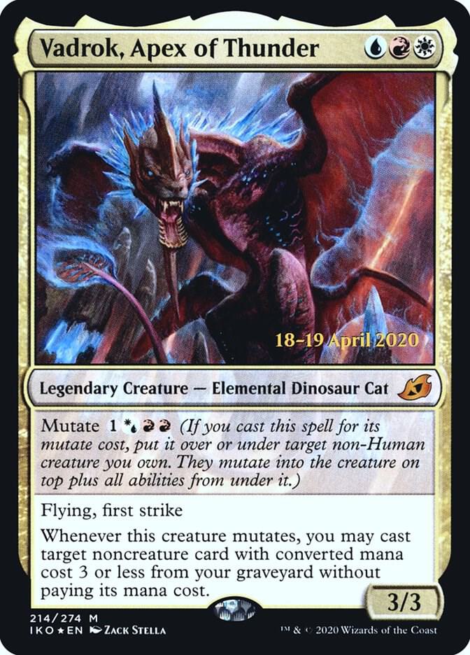 Vadrok, Apex of Thunder (214) [Prerelease Cards]