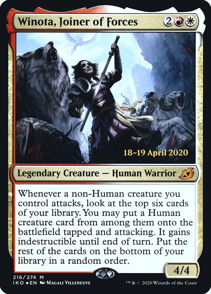 Winota, Joiner of Forces (216) [Prerelease Cards]
