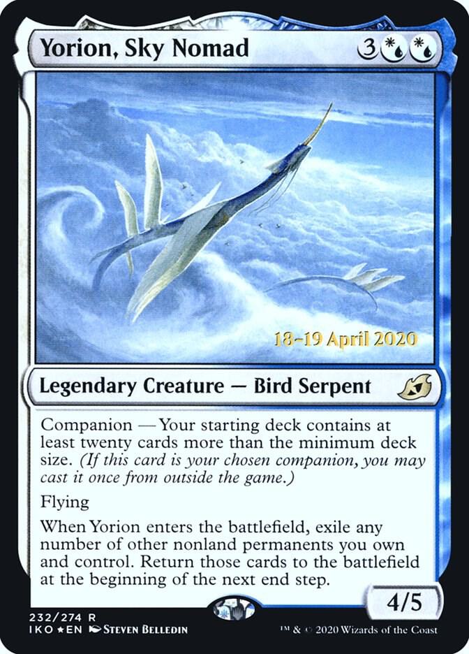 Yorion, Sky Nomad (232) [Prerelease Cards]