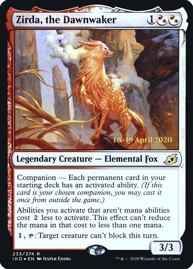 Zirda, the Dawnwaker (233) [Prerelease Cards]