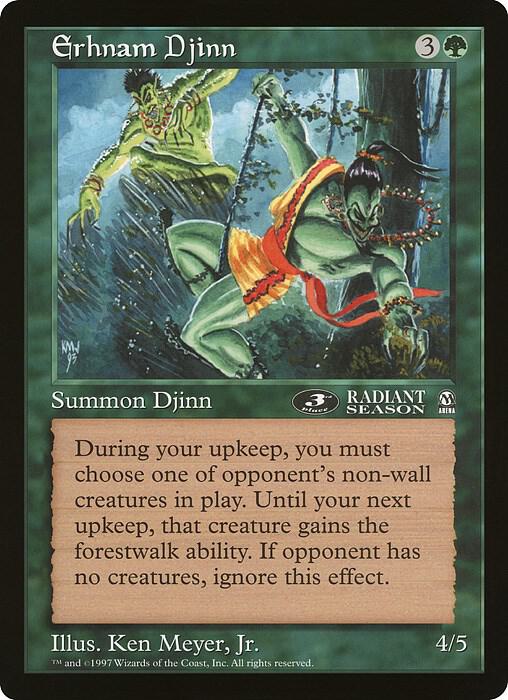 Erhnam Djinn (3rd Place) (Arena League) [Oversize Cards]