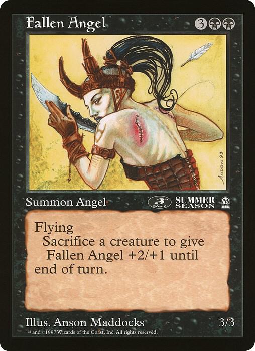 Fallen Angel (3rd Place) (Arena League) [Oversize Cards]