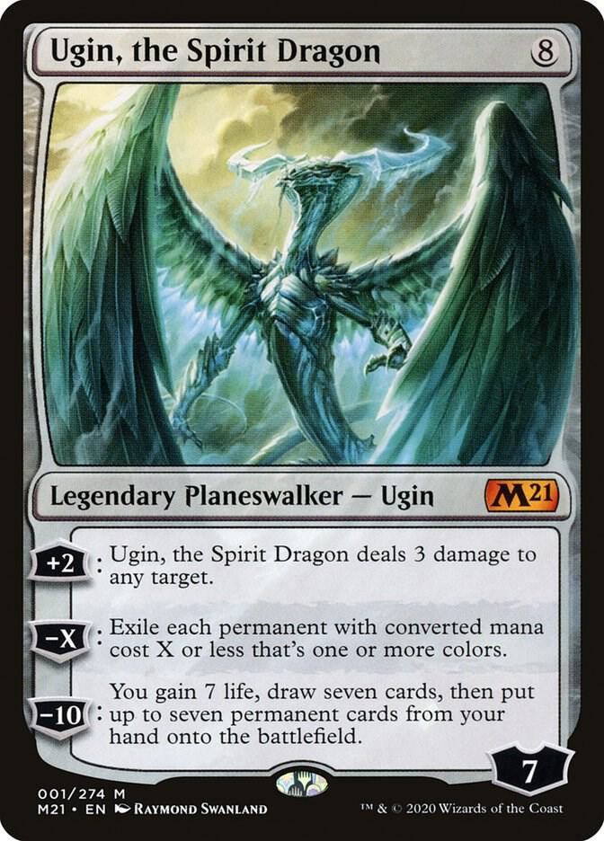 Ugin, the Spirit Dragon (1) [Core Set 2021]