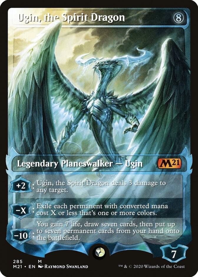 Ugin, the Spirit Dragon (Showcase) (285) [Core Set 2021] [Showcase]