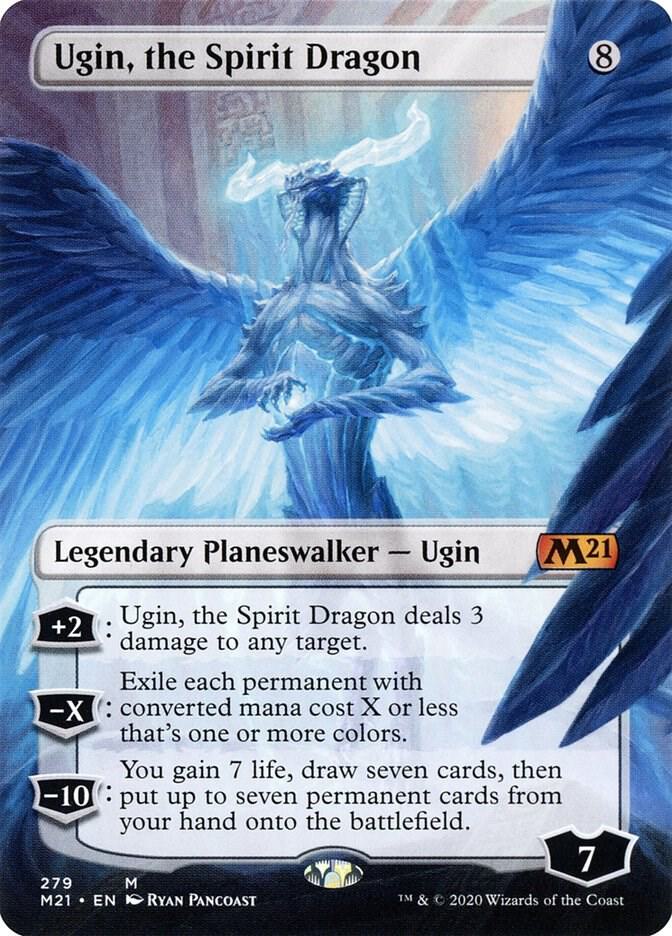 Ugin, the Spirit Dragon (Borderless) (279) [Core Set 2021] [Borderless]