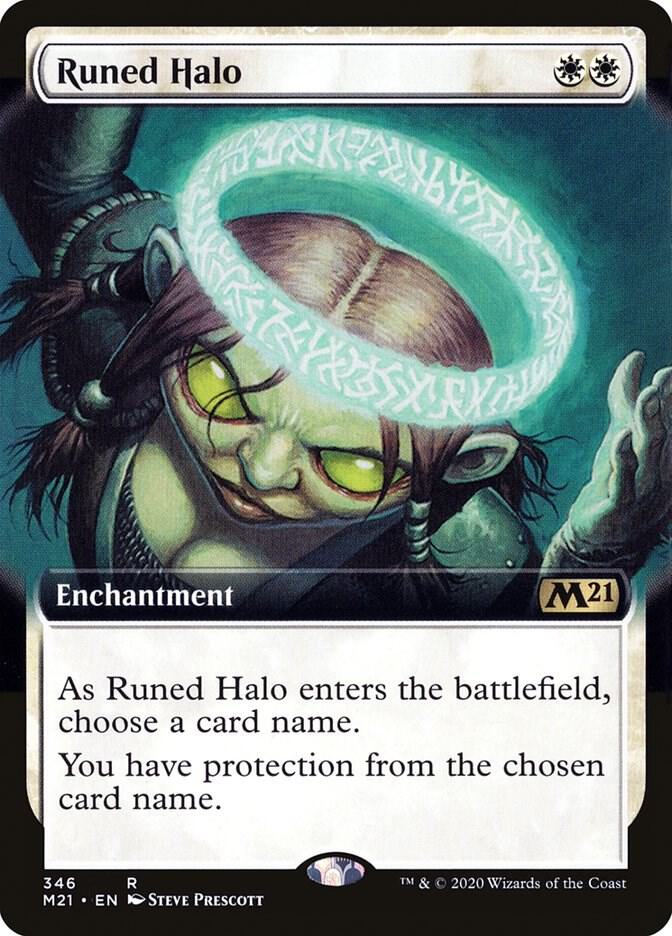 Runed Halo (Extended Art) (346) [Core Set 2021] [Extended Art]