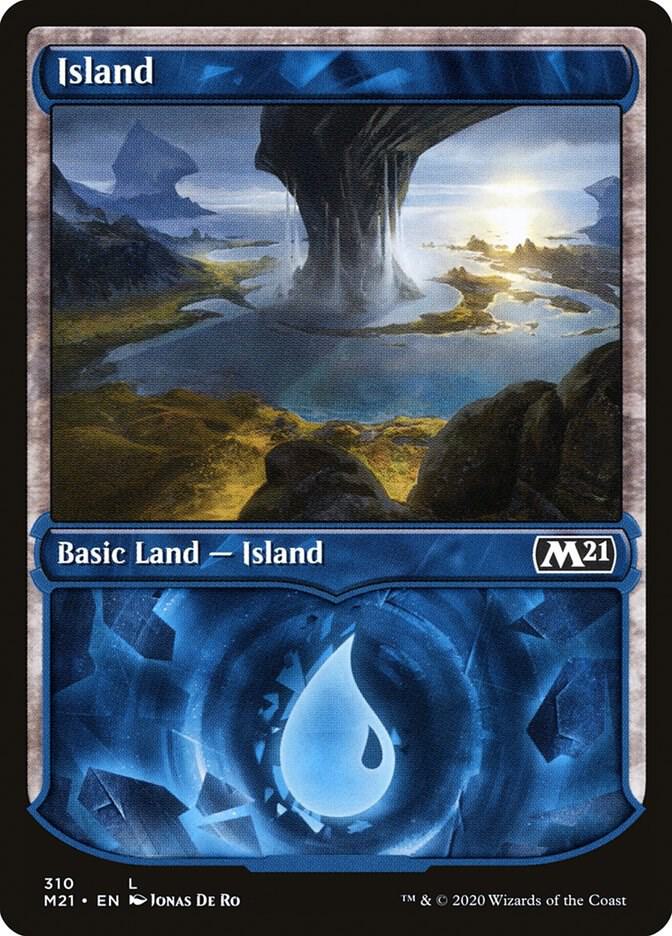 Island (Showcase) (310) [Core Set 2021] [Showcase]