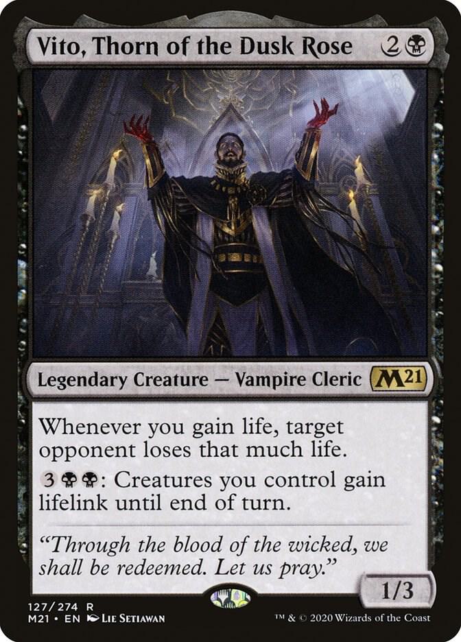 Vito, Thorn of the Dusk Rose (127) [Core Set 2021]