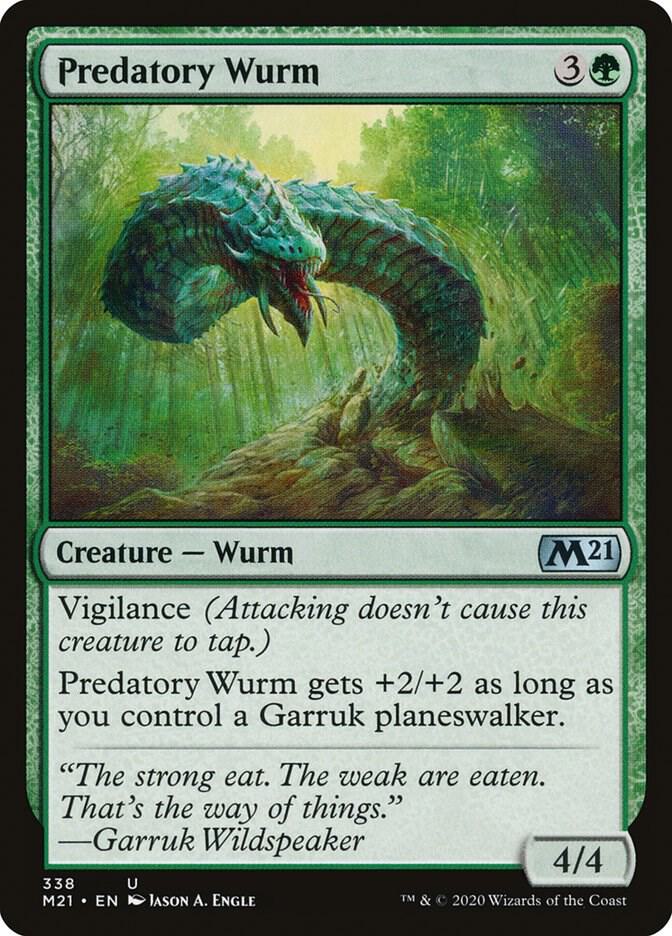Predatory Wurm (338) [Core Set 2021]