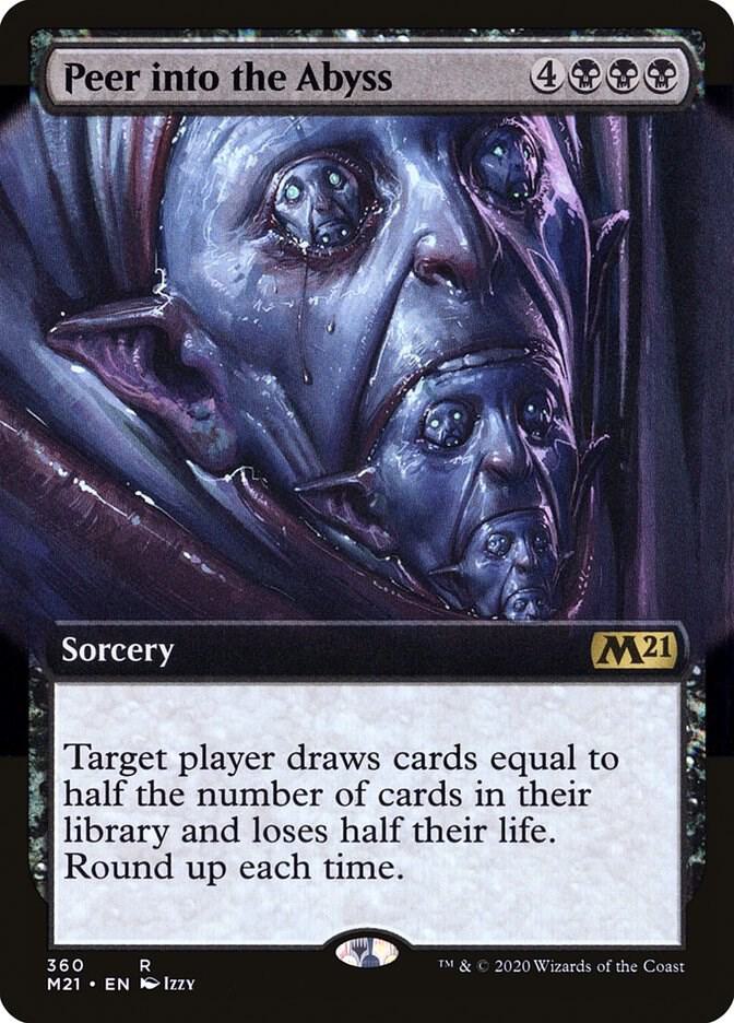 Peer Into the Abyss (Extended Art) (360) [Core Set 2021] [Extended Art]