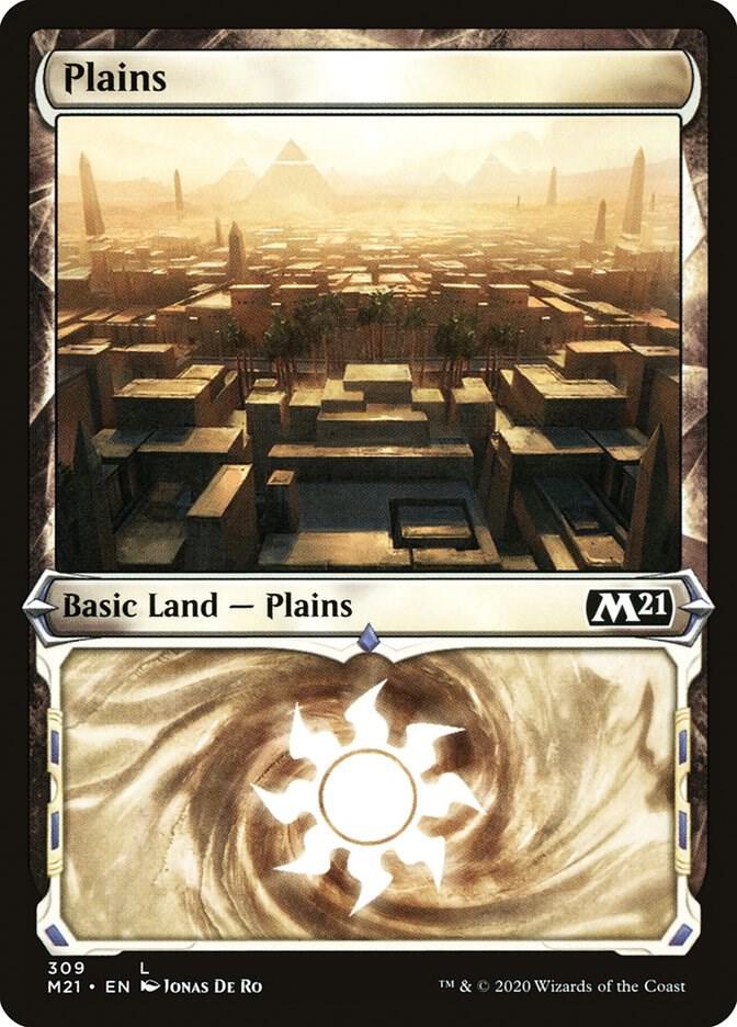 Plains (Showcase) (309) [Core Set 2021] [Showcase]