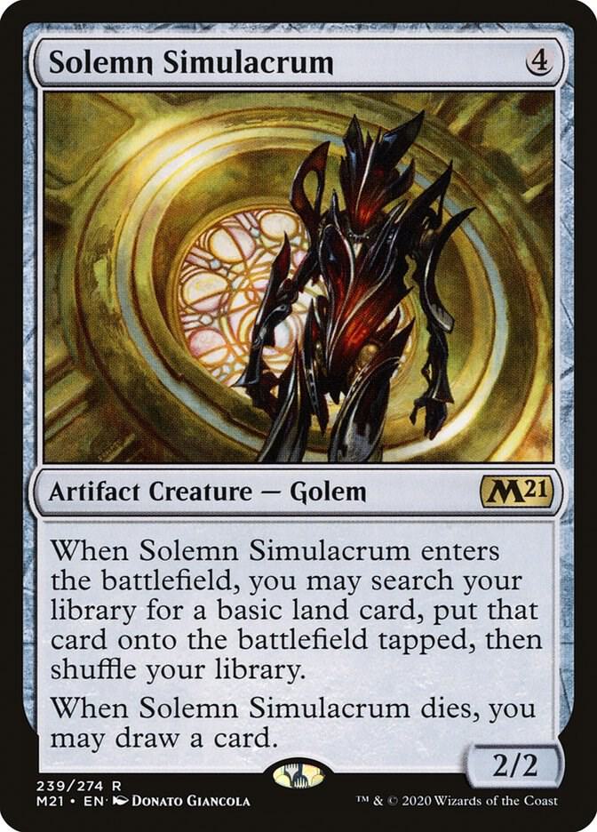 Solemn Simulacrum (239) [Core Set 2021]