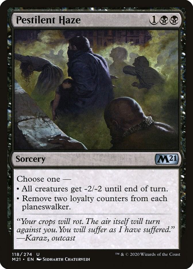 Pestilent Haze (118) [Core Set 2021]