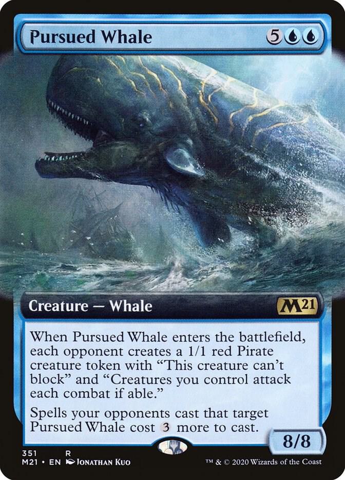 Pursued Whale (Extended Art) (351) [Core Set 2021] [Extended Art]