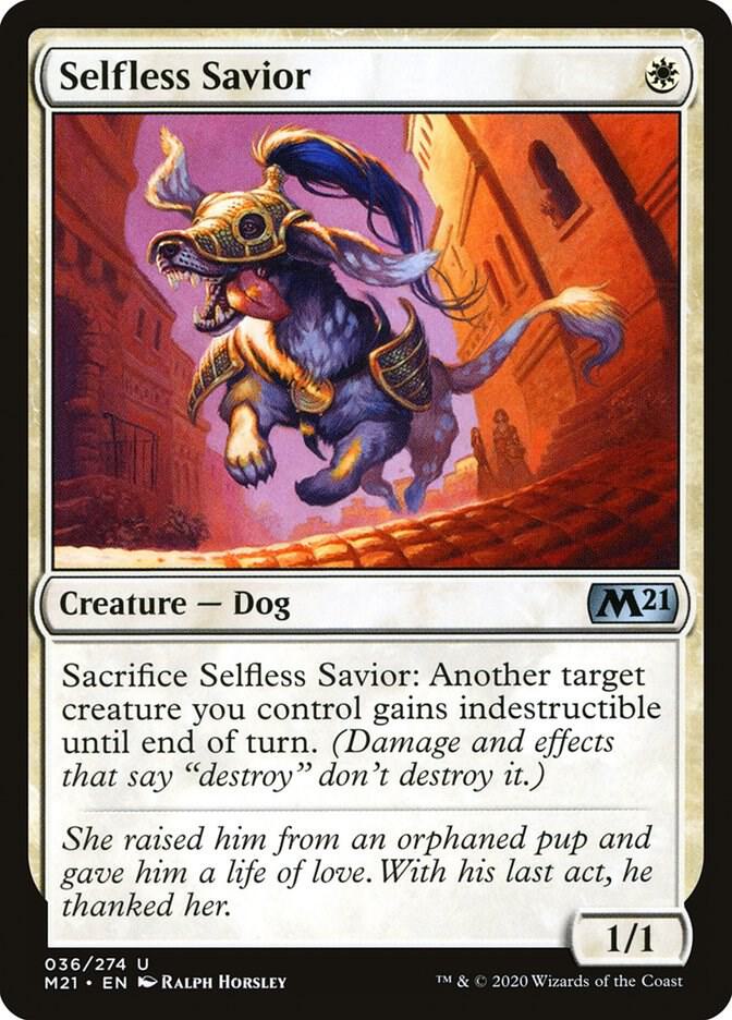 Selfless Savior (36) [Core Set 2021]
