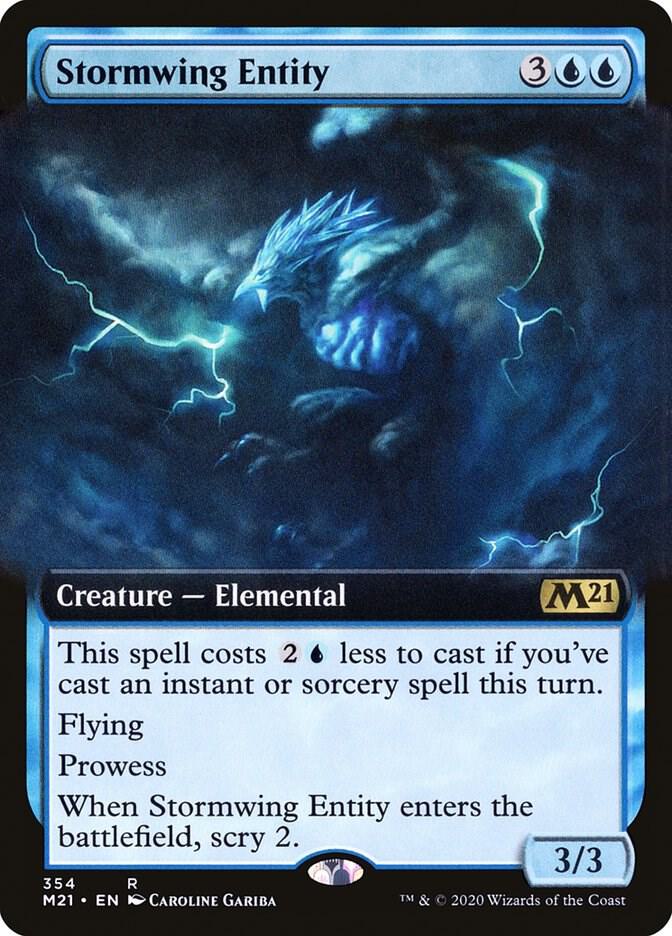 Stormwing Entity (Extended Art) (354) [Core Set 2021] [Extended Art]