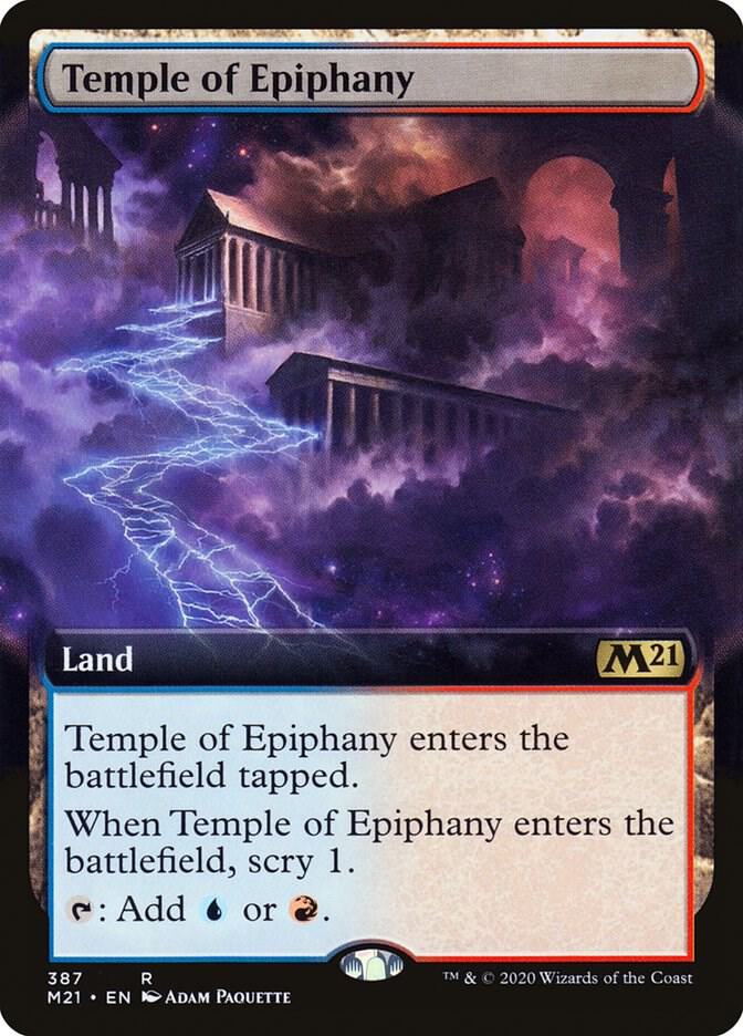 Temple of Epiphany (Extended Art) (387) [Core Set 2021] [Extended Art]