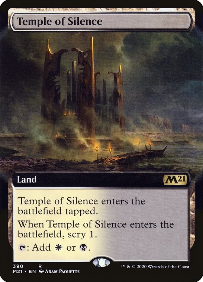 Temple of Silence (Extended Art) (390) [Core Set 2021] [Extended Art]