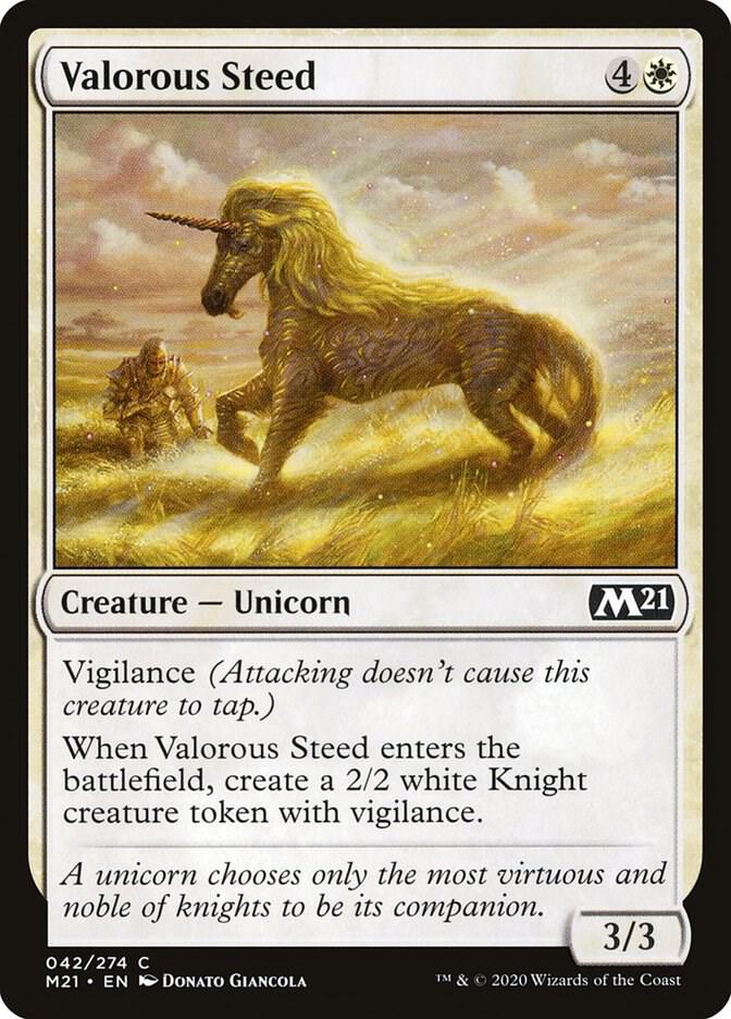 Valorous Steed (42) [Core Set 2021]