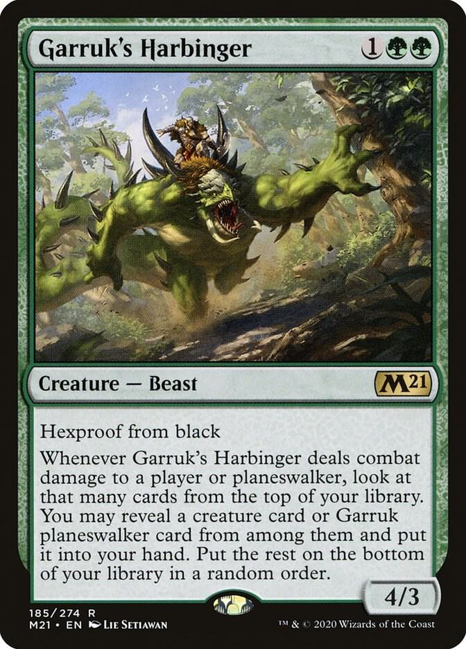 Garruk's Harbinger (185) [Core Set 2021]