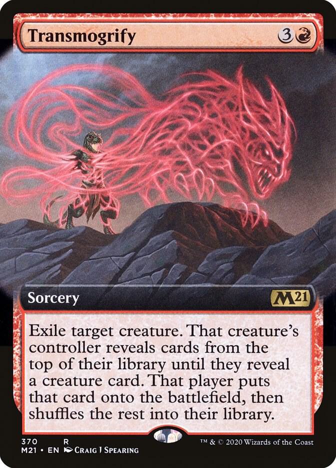 Transmogrify (Extended Art) (370) [Core Set 2021] [Extended Art]