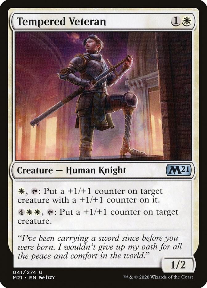 Tempered Veteran (41) [Core Set 2021]