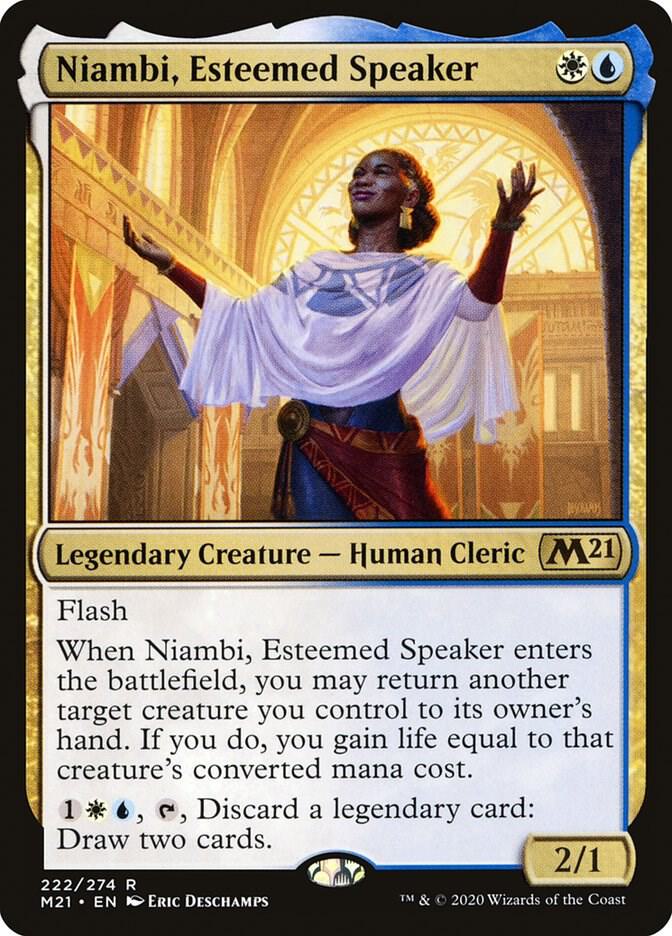 Niambi, Esteemed Speaker (222) [Core Set 2021]