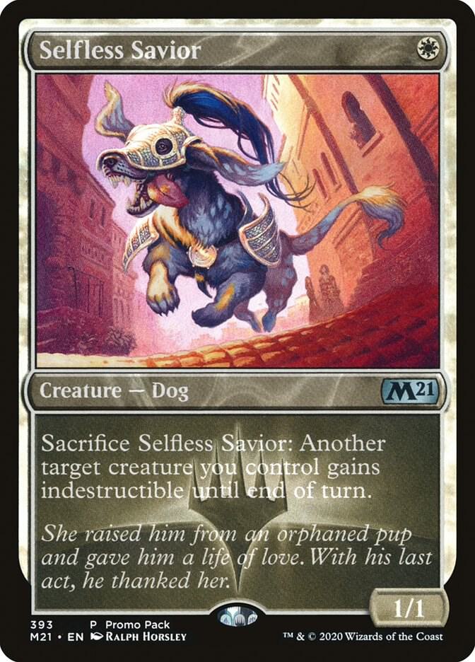 Selfless Savior (393) [Core Set 2021 Promos]