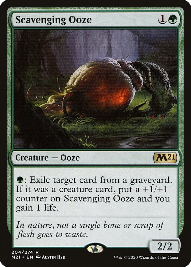 Scavenging Ooze (204) [Core Set 2021]