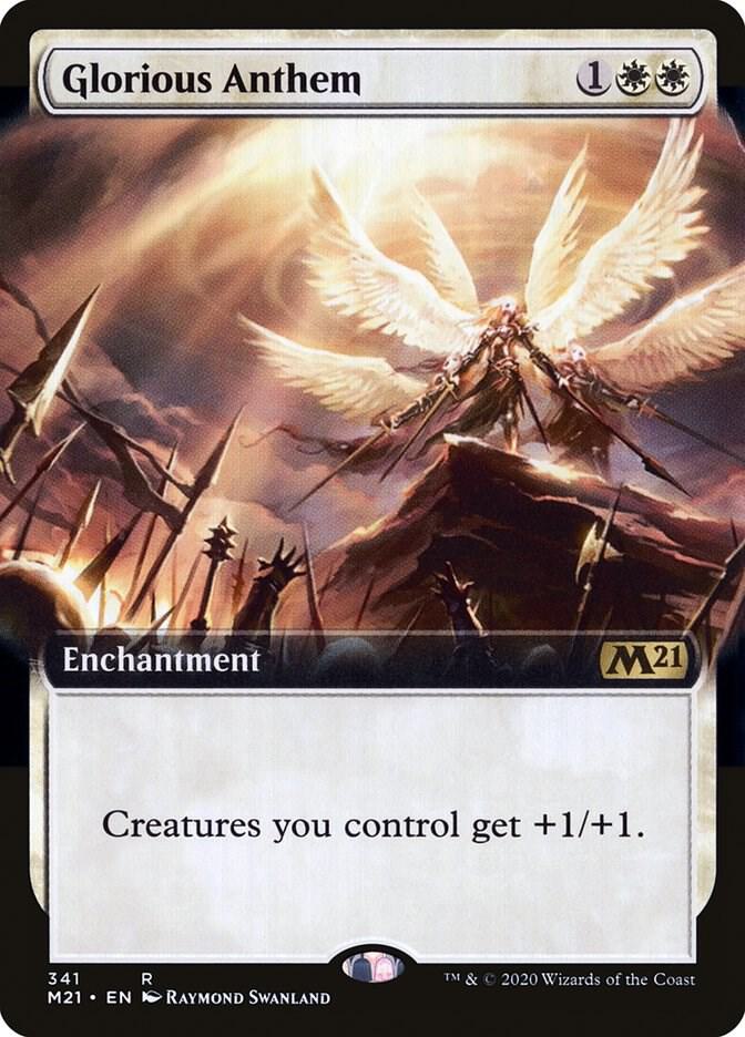 Glorious Anthem (Extended Art) (341) [Core Set 2021] [Extended Art]