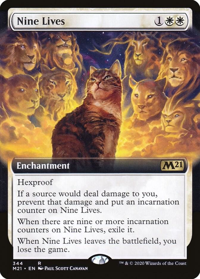 Nine Lives (Extended Art) (344) [Core Set 2021] [Extended Art]