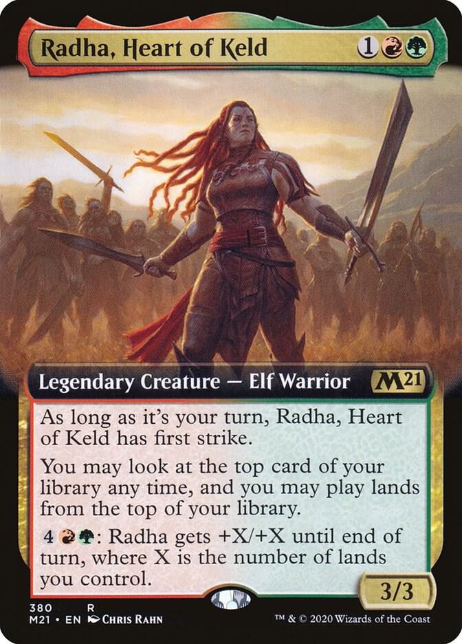 Radha, Heart of Keld (Extended Art) (380) [Core Set 2021] [Extended Art]