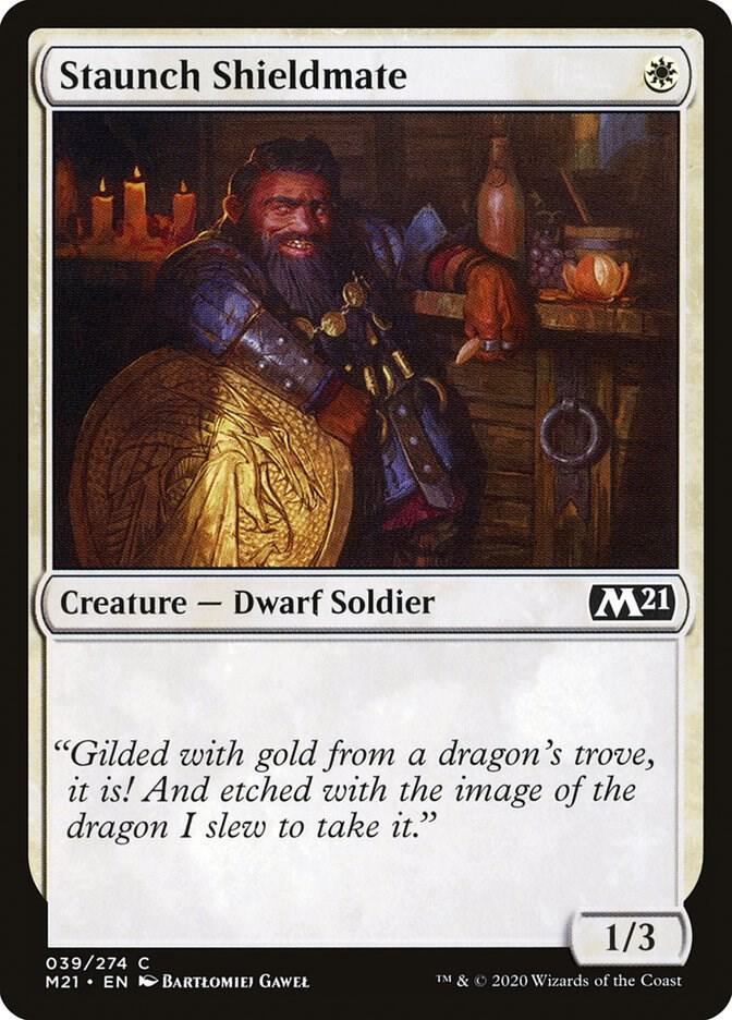 Staunch Shieldmate (39) [Core Set 2021]