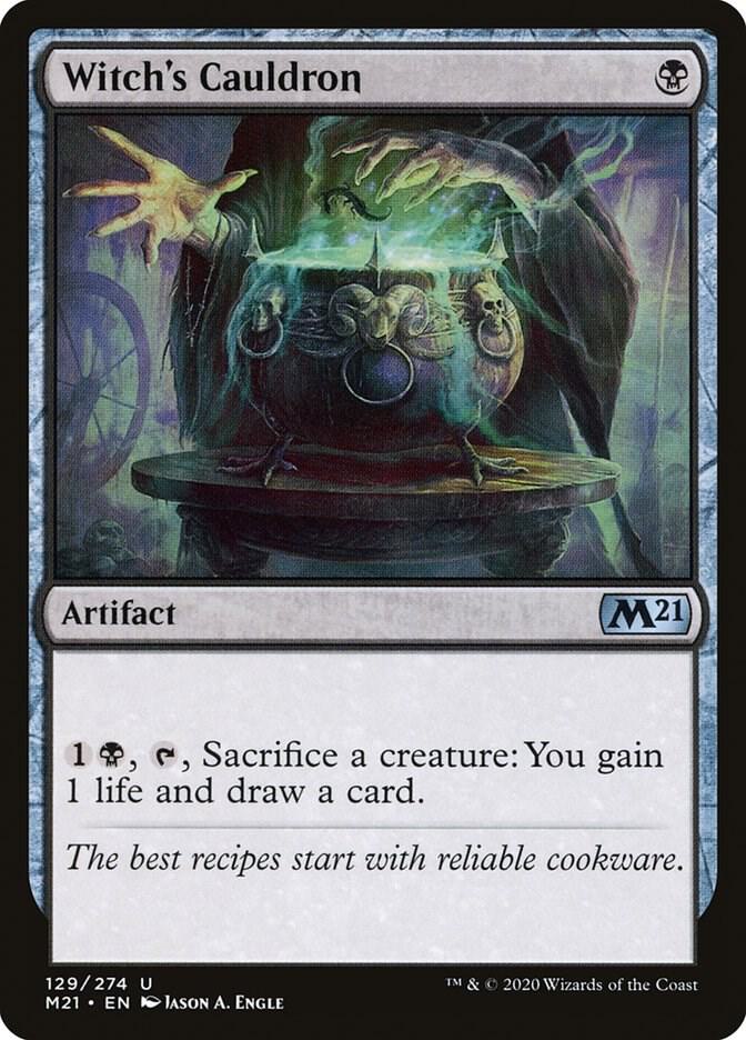 Witch's Cauldron (129) [Core Set 2021]