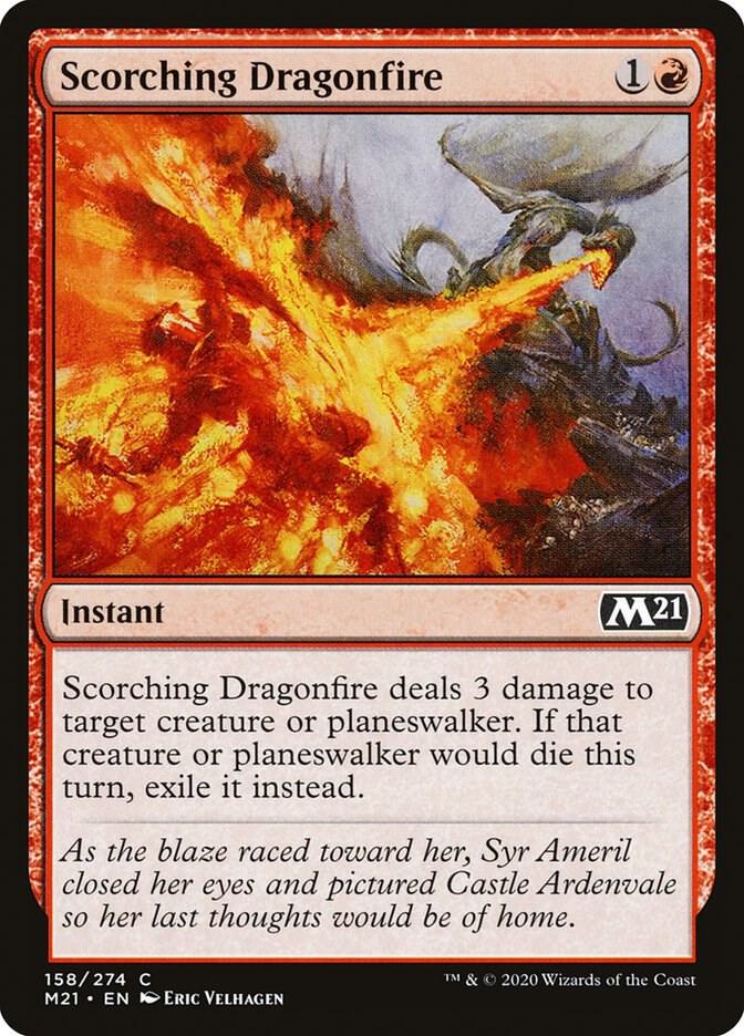 Scorching Dragonfire (158) [Core Set 2021]