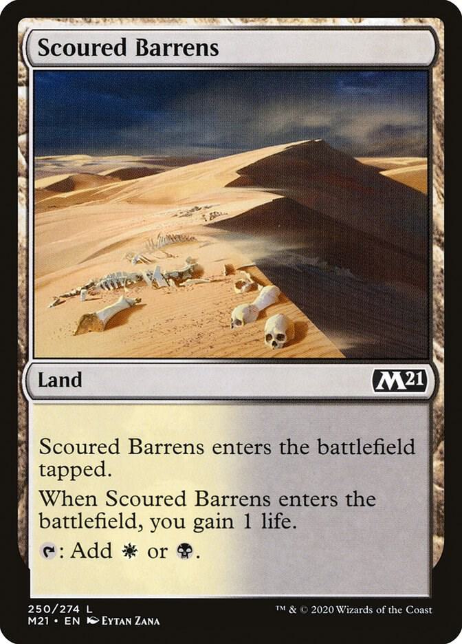 Scoured Barrens (250) [Core Set 2021]