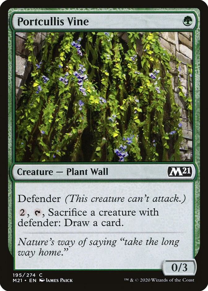 Portcullis Vine (195) [Core Set 2021]