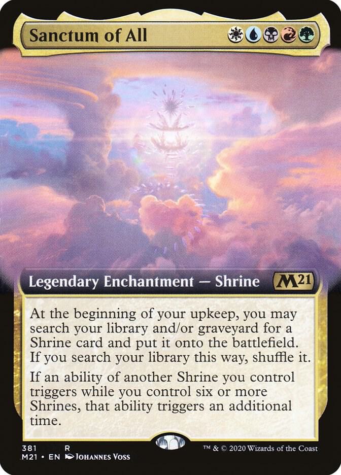 Sanctum of All (Extended Art) (381) [Core Set 2021] [Extended Art]