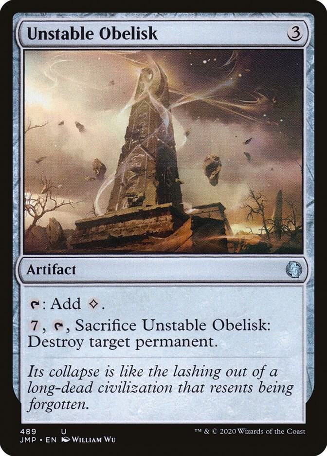 Unstable Obelisk (489) [Jumpstart]