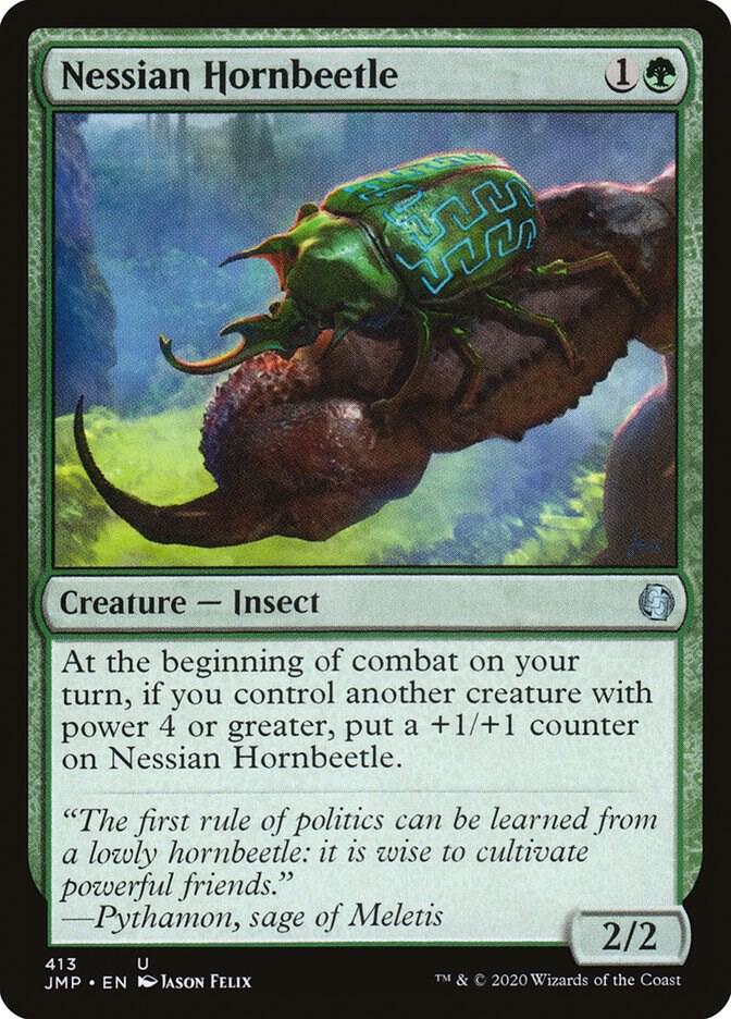 Nessian Hornbeetle (413) [Jumpstart]