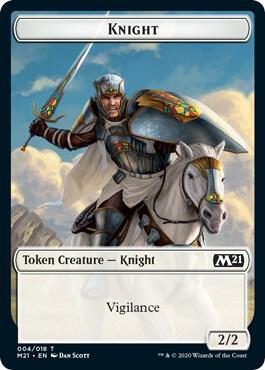 Knight Token (4) [Core Set 2021]