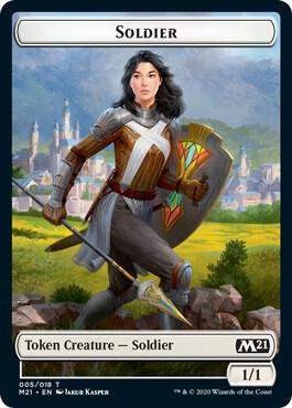 Soldier Token (5) [Core Set 2021]