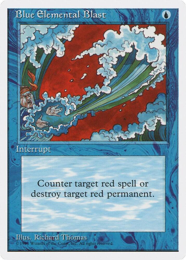 Blue Elemental Blast (1995-2) [Media Promos]