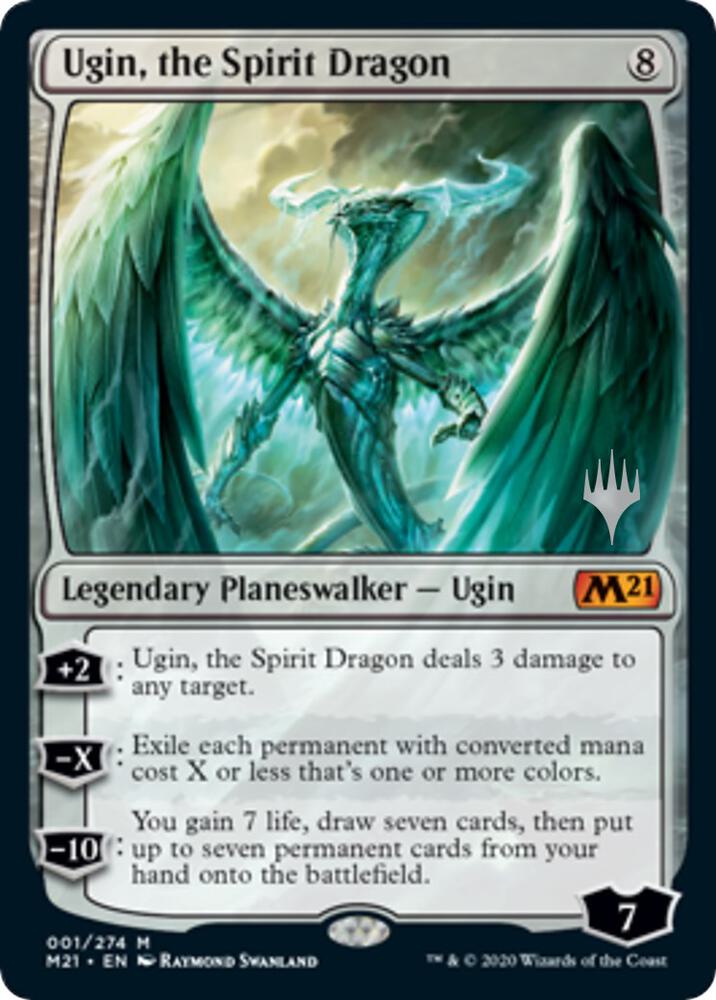 Ugin, the Spirit Dragon (1) [Core Set 2021 Promos]